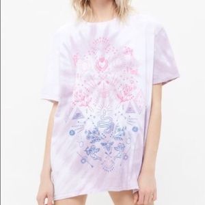 Project Social Tie Dye TShirt Dress one size